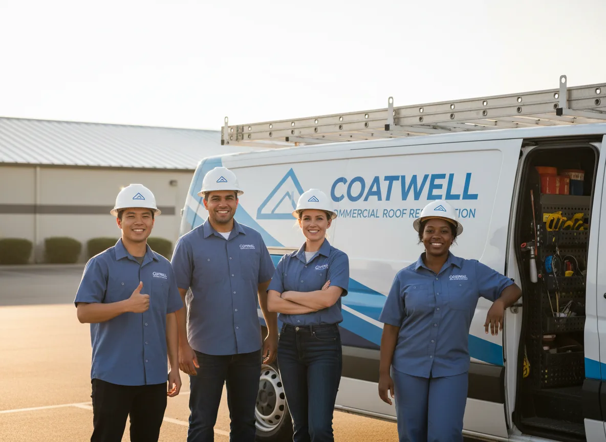 Commercial roof coating company in Gilbertville, MA